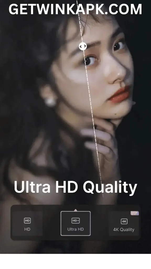 Create Ultra HD Image Using Wink Pro APK